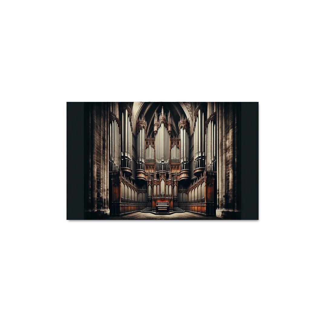 Ominous Organ The Sound of Shadows 1 Piece HD Canvas Wall Art-Original Frame