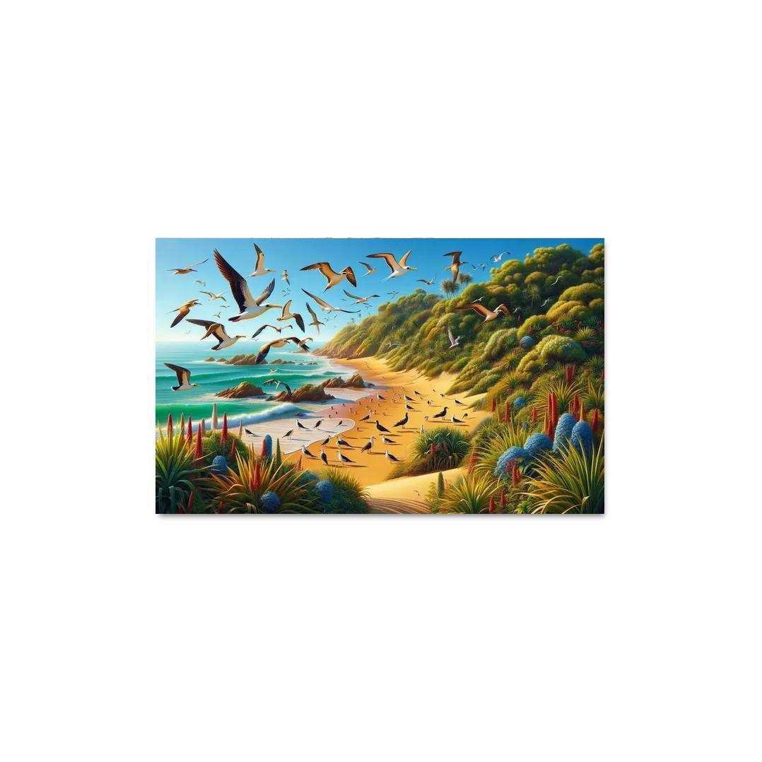 Eagle Nest Beach A Wildlife Sanctuary Custom Paintings Frame