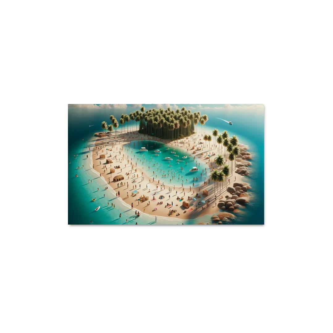 Crystal Waters Oasis Modern Paintings Frame