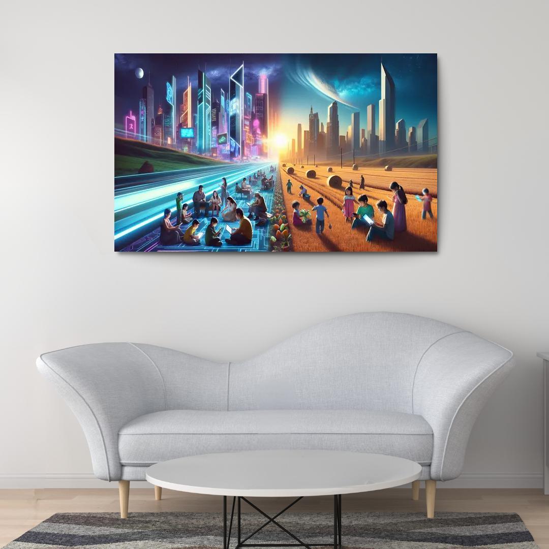 Digital Divide Bridging Access To Technology Art Trends