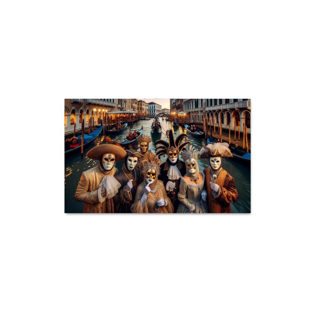 Carnival Of Venice - Italy Framed Paintings