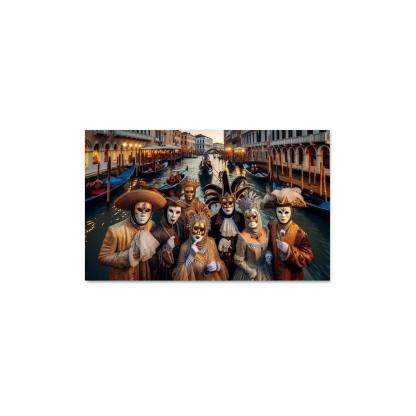 Carnival Of Venice - Italy Framed Paintings
