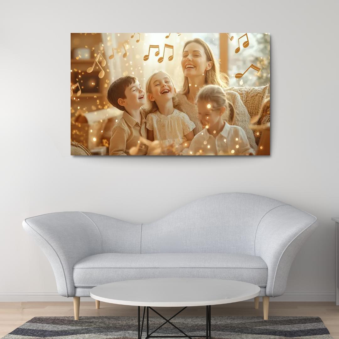 A Symphony Of Love Music That Connects Custom Paintings Frame