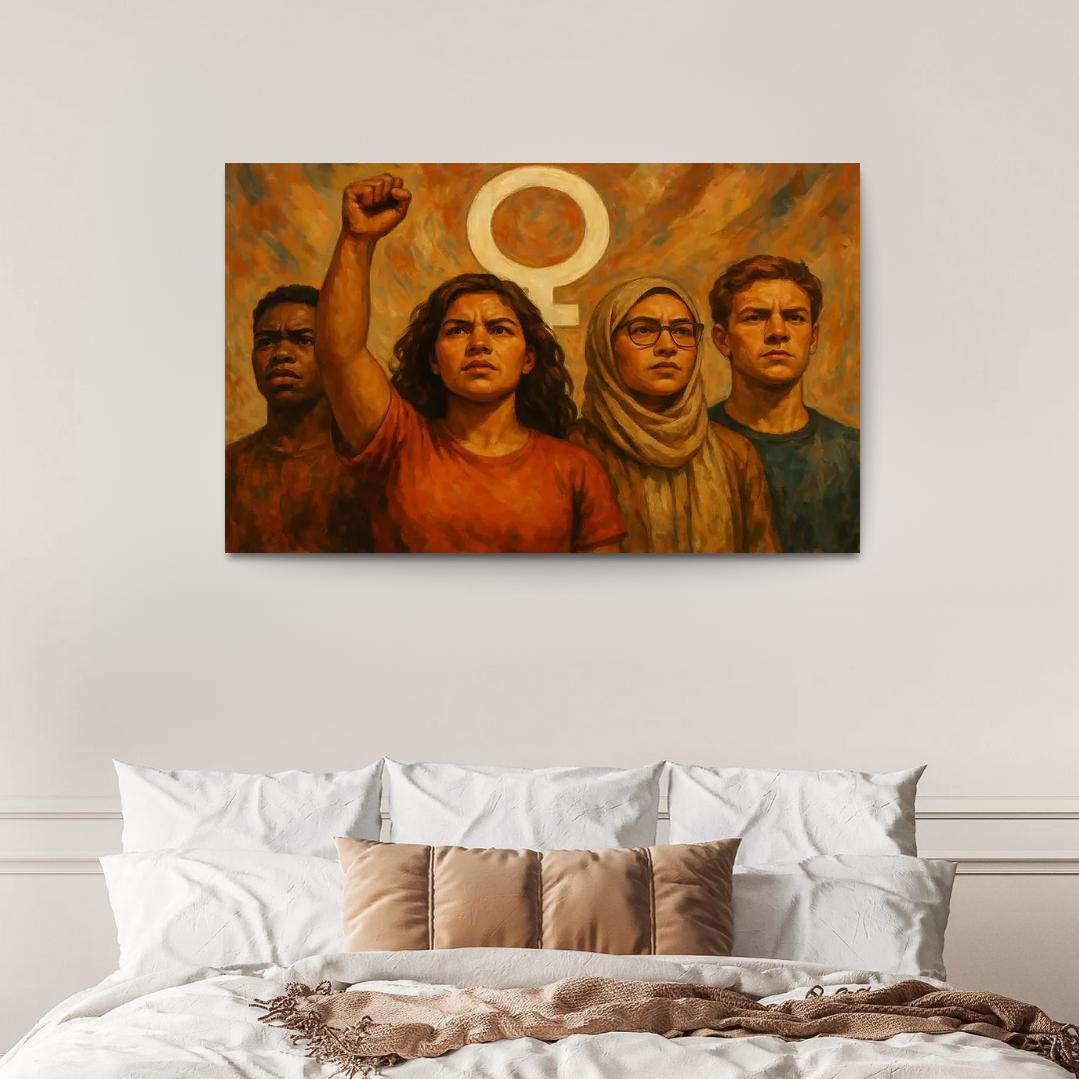 Echoes Of Equality Art Inspiring Gender Justice Premium Artwork Frames