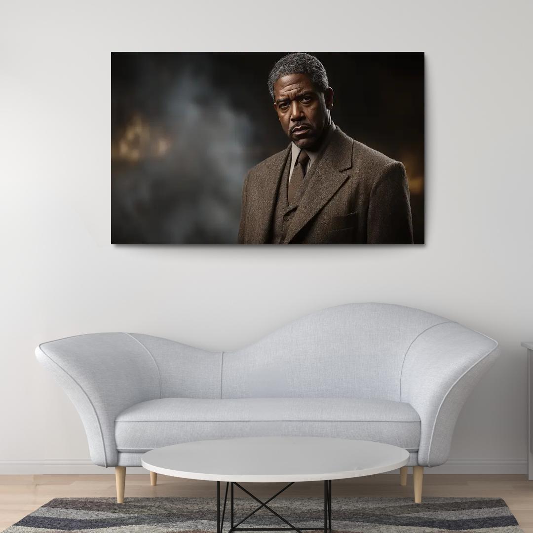 Denzel Washington The Voice Of A Leading Man Framed Paintings