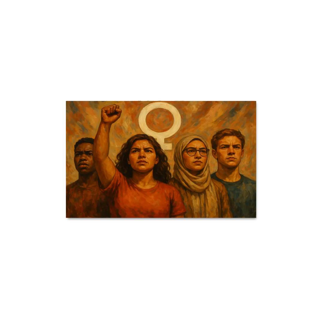 Echoes Of Equality Art Inspiring Gender Justice Premium Artwork Frames