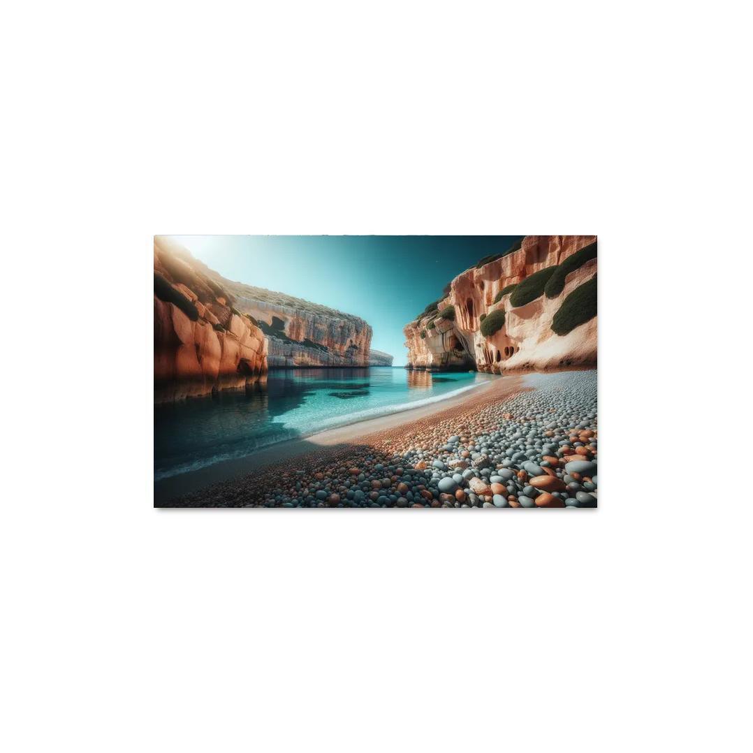 Pebble Cove Unique Geological Wonders Custom Paintings Frame