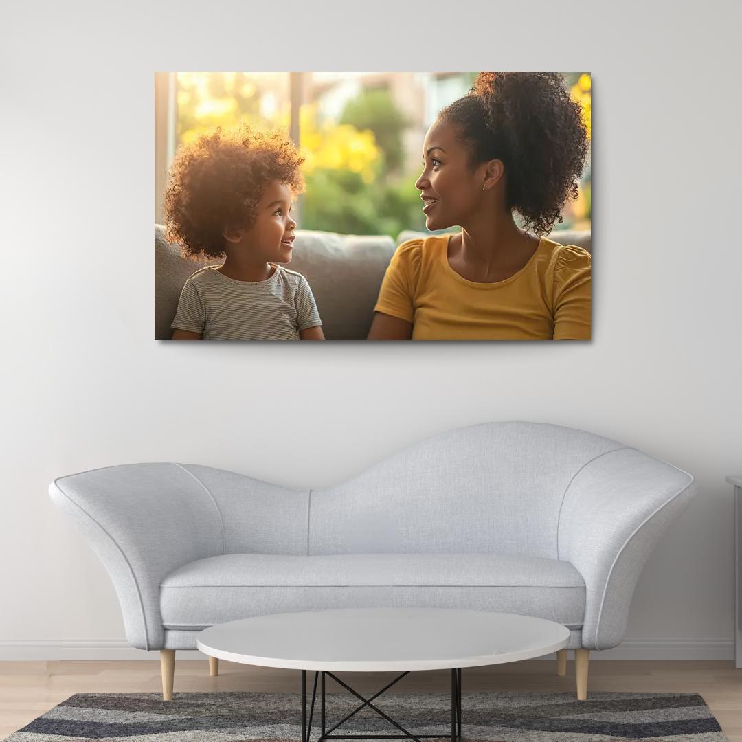 The Strength Of Her Voice A Mothers Empowering Words Canvas Paintings Frame