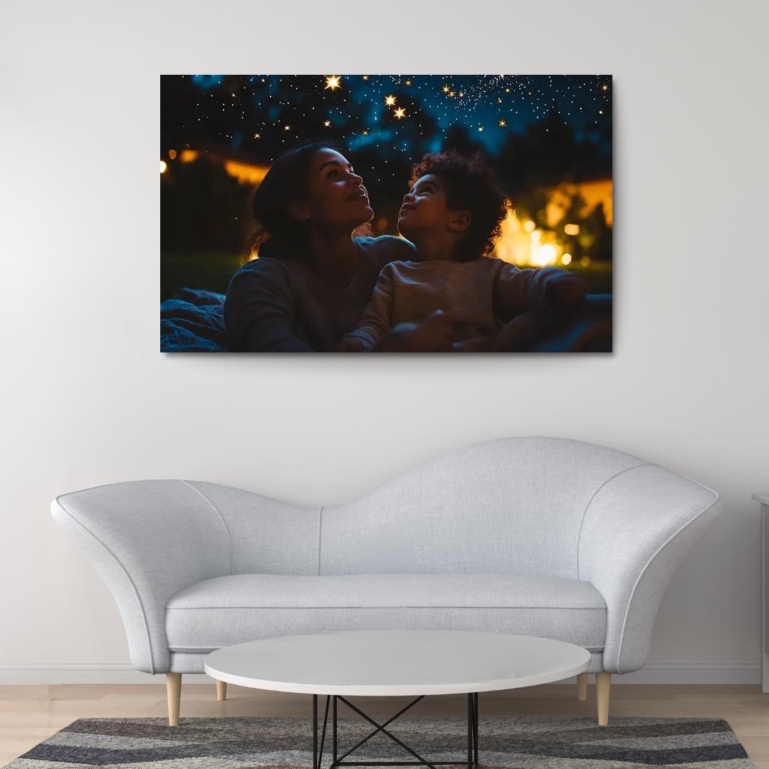 The Stars Of Our Story A Mothers Influence Custom Paintings Frame