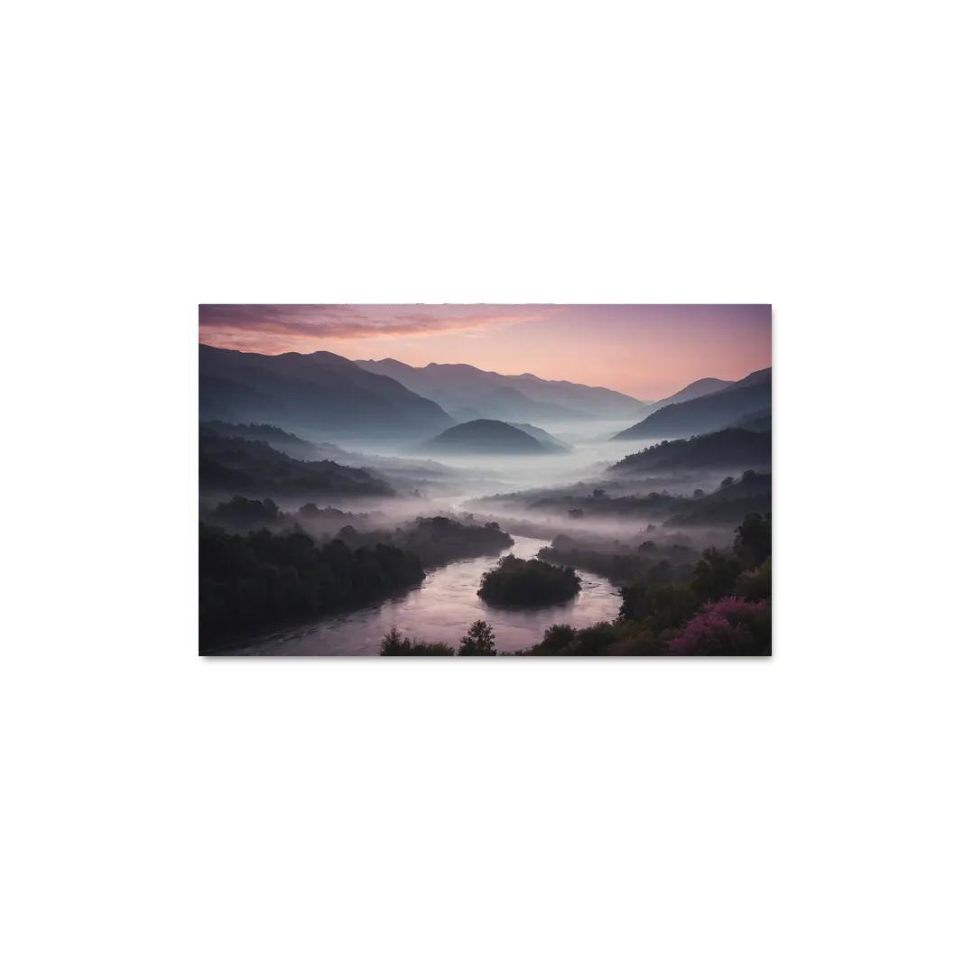 Whispers Of The Dusk Over Misty Valleys Art Trends