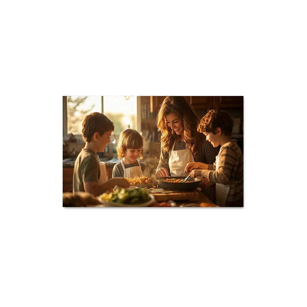 Home Is Where Mom Is The Comfort Of A Mother's Love Canvas Paintings Frame