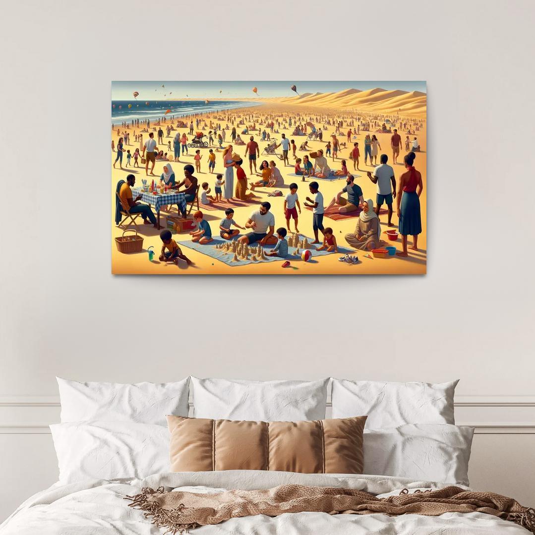 Dune Beach Family Fun Zone Premium Artwork Frames