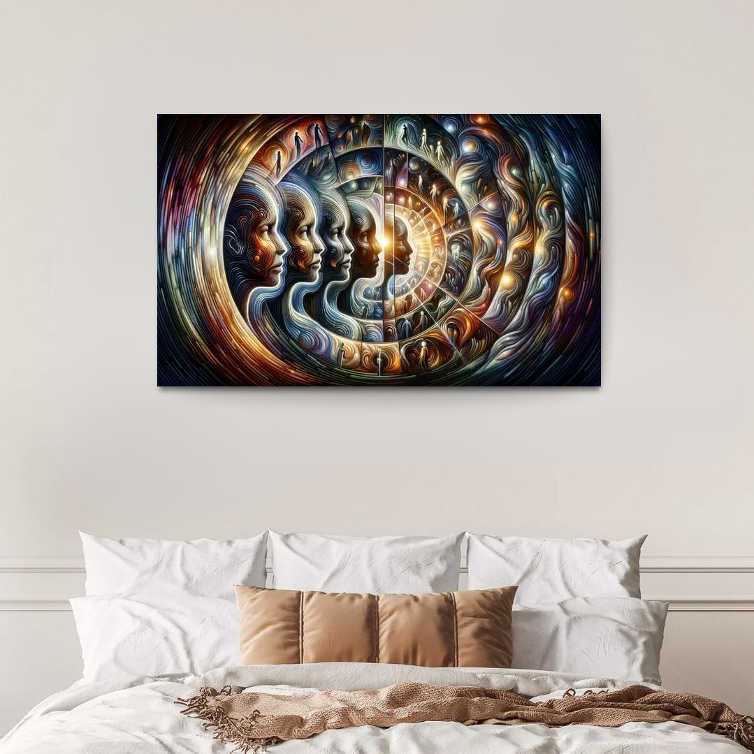 Infinite Echoes Of Self Premium Artwork Frames