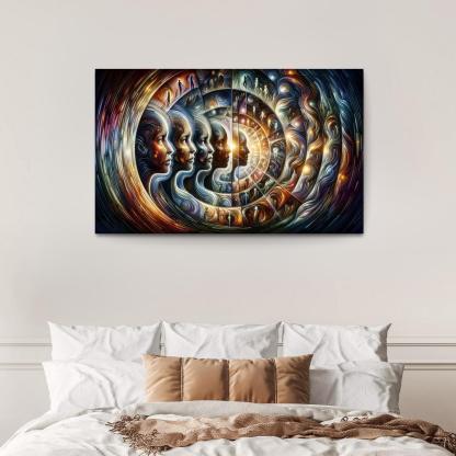 Infinite Echoes Of Self Premium Artwork Frames