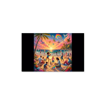 Sunset Sands The Perfect Family Retreat Custom Paintings Frame