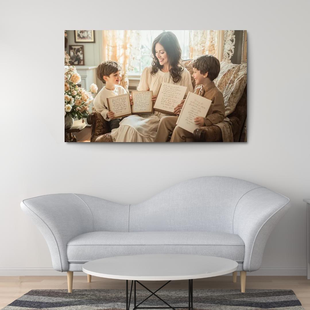 The Gift Of Stories A Mother's Legacy Premium Artwork Frames