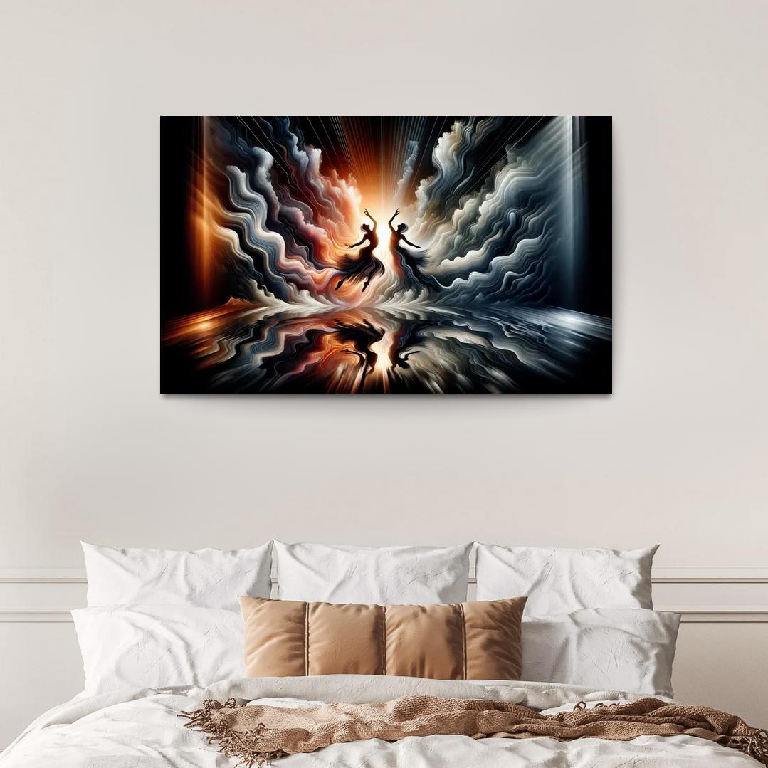 Dance Of Shadows And Light Premium Artwork Frames