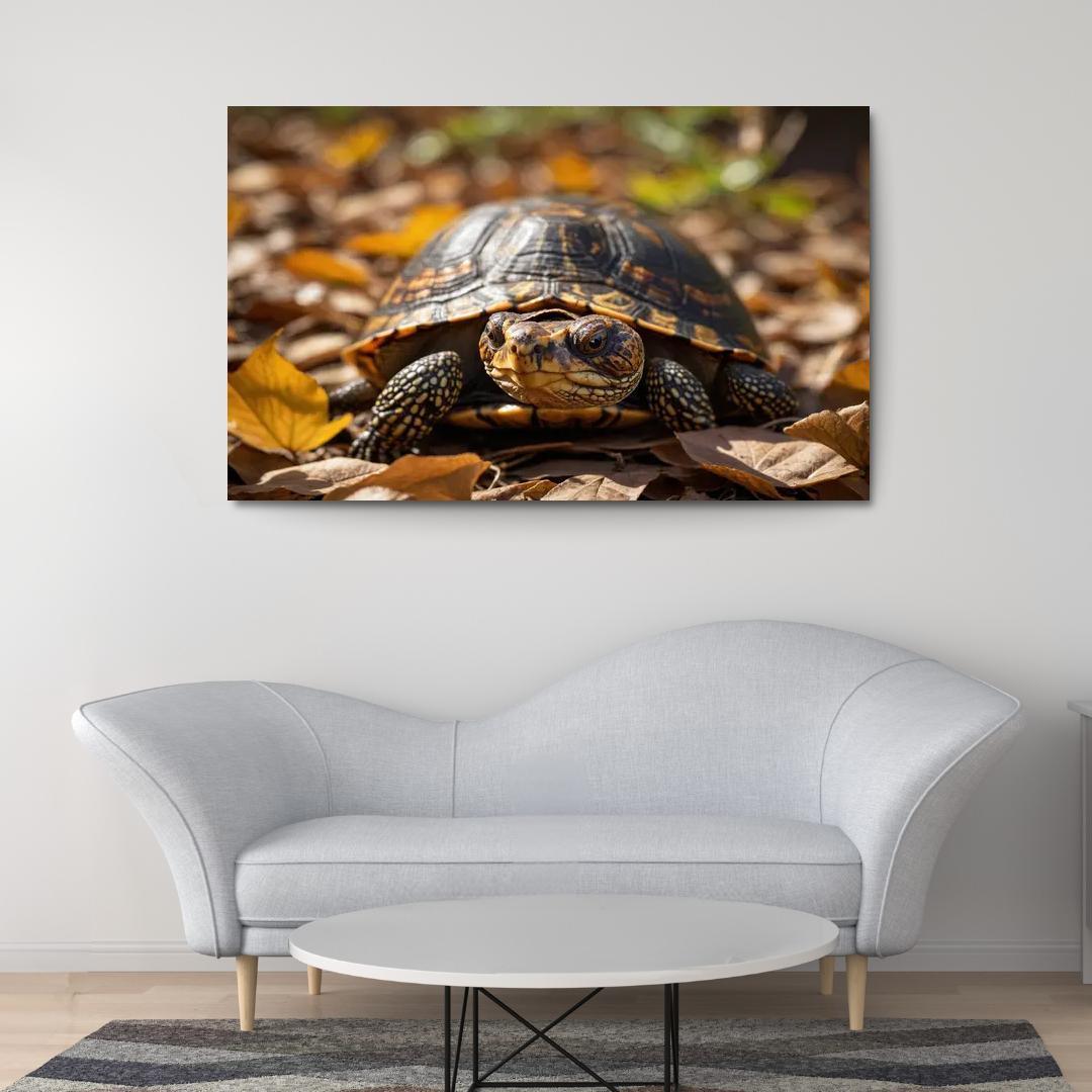 The Elegant Swallowtail Butterfly In A Wildflower Meadow Framed Paintings
