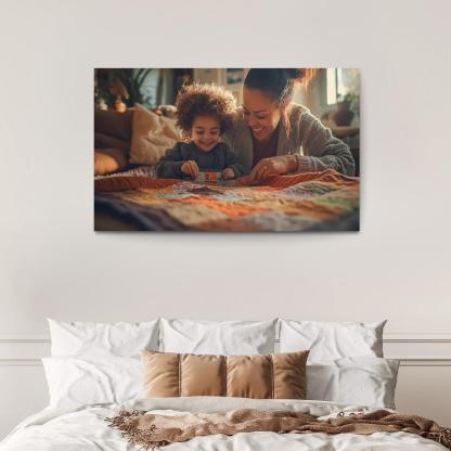 The Fabric Of Life A Mothers Threads Custom Paintings Frame
