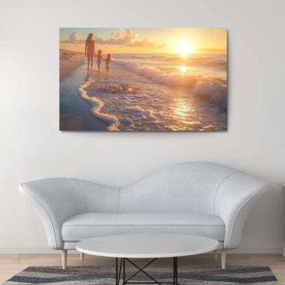Waves Of Love The Depth Of Motherhood Custom Paintings Frame