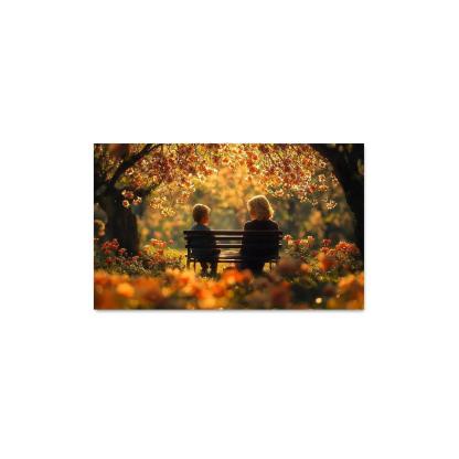 The Wisdom Of Ages A Mothers Guiding Hand Canvas Paintings Frame