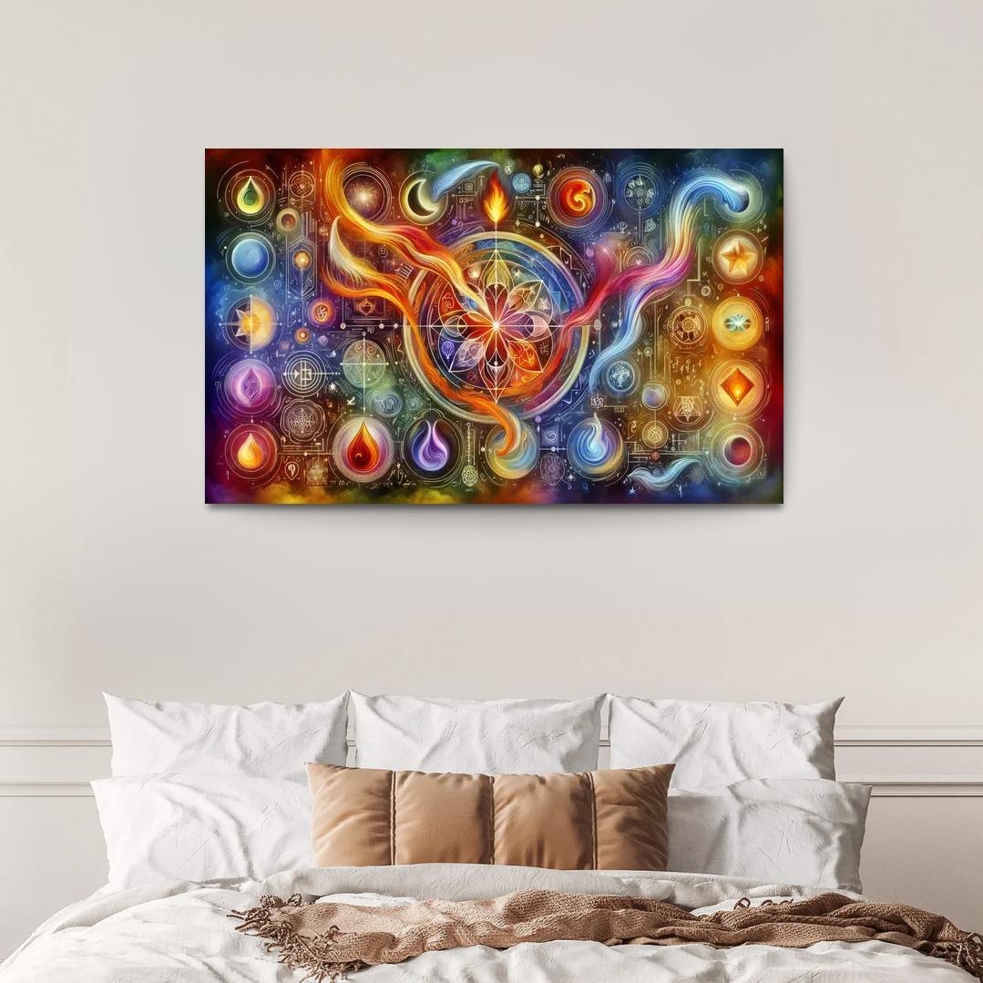 The Alchemy of Emotions 1 Piece HD Canvas Wall Art-Original Frame