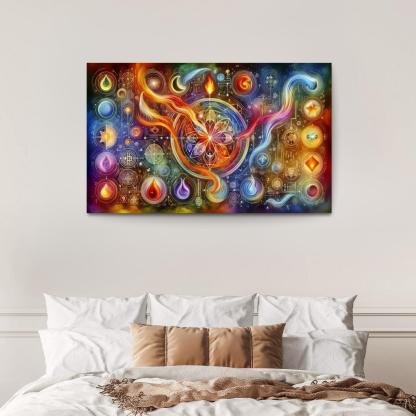 The Alchemy of Emotions 1 Piece HD Canvas Wall Art-Original Frame
