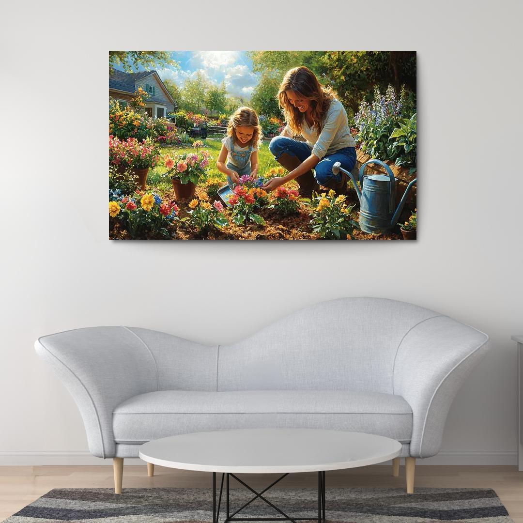 The Garden Of Our Hearts Nurtured By Mom One-piece Frames