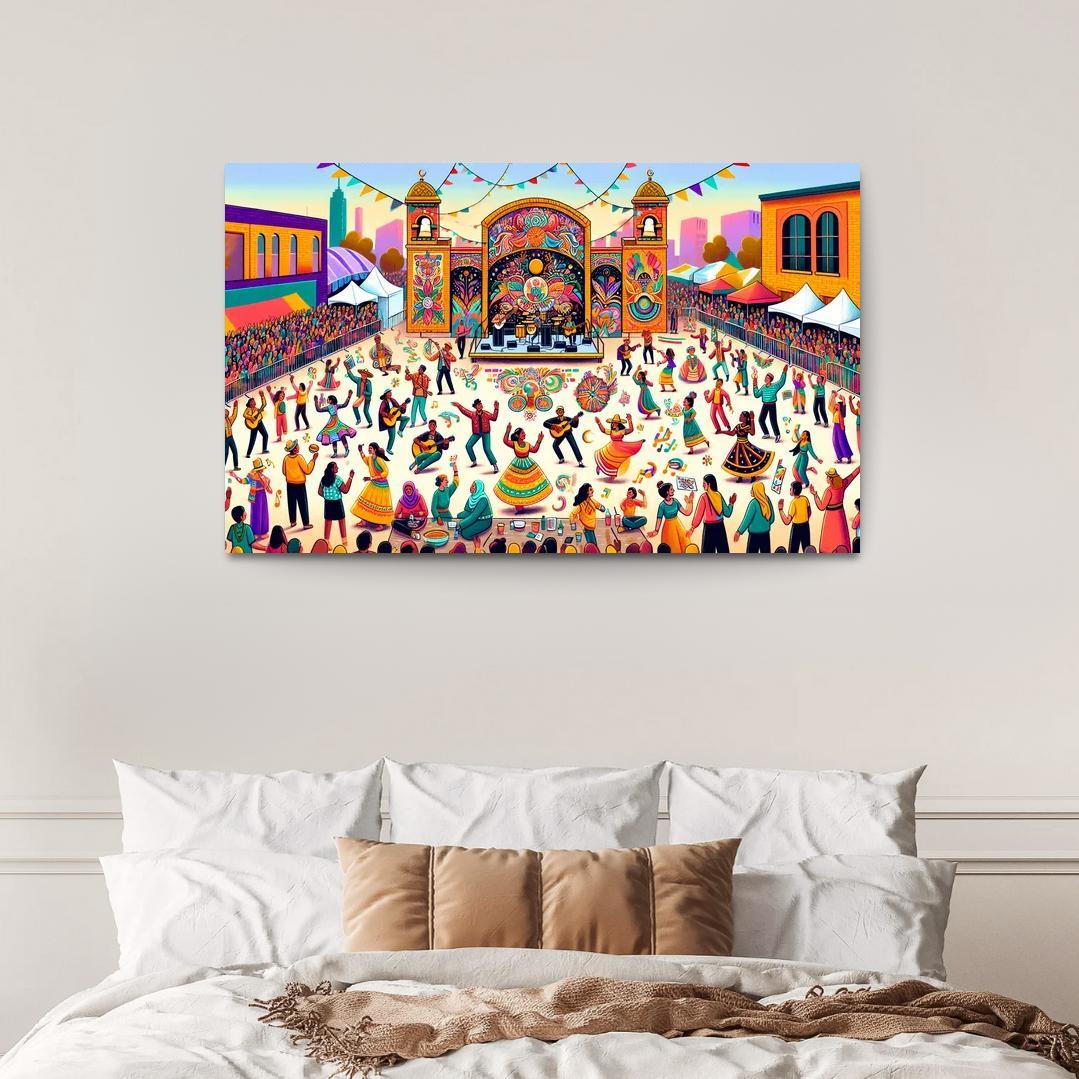 Colors Of Diversity Art For Inclusion And Acceptance Multi-panel Paintings