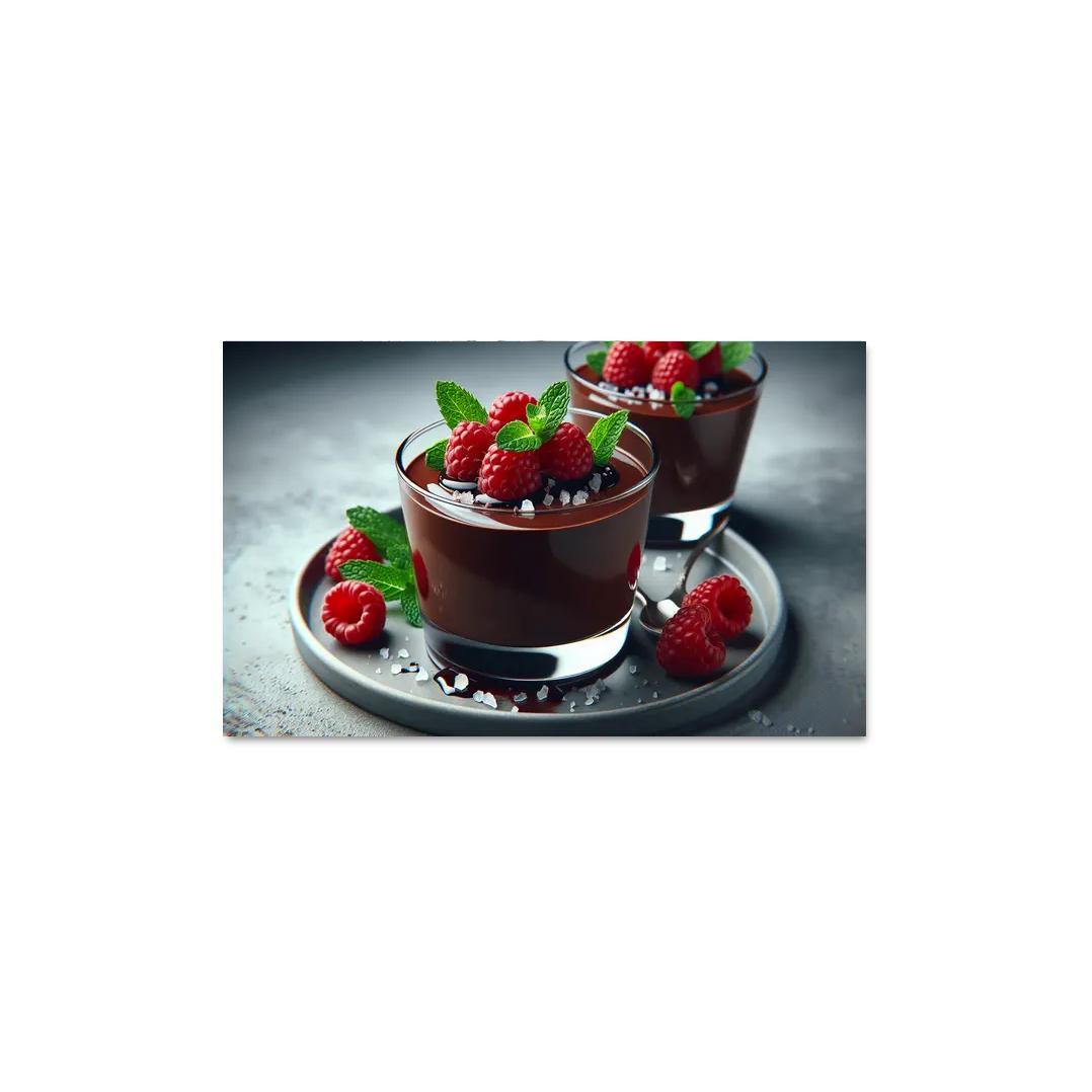Chocolate Avocado Mousse 1 Piece HD Canvas Wall Art-Original Frame