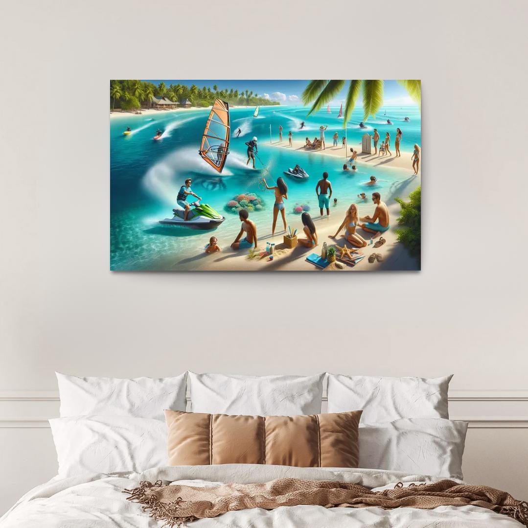 Coral Coast An Adventure Seeker's Dream Custom Paintings Frame