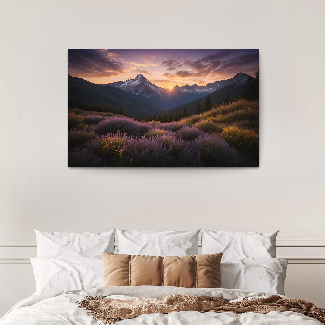 The Twilight Glow Of Serenity Mountain Art Trends