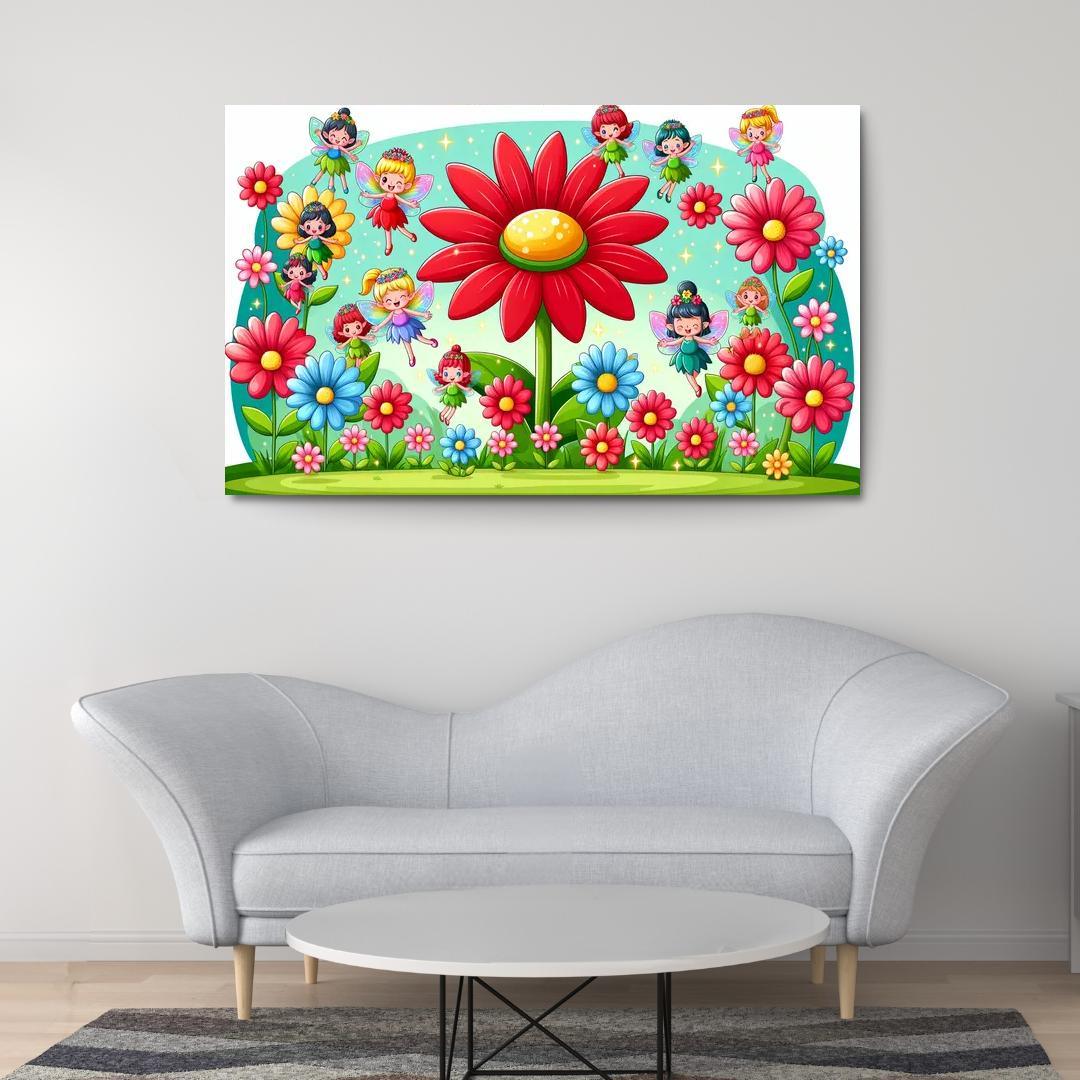 Whimsical Fairy Garden Premium Artwork Frames