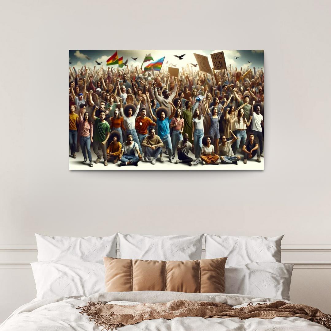 Voices Of The Future Youth Activism And Change Multi-panel Paintings