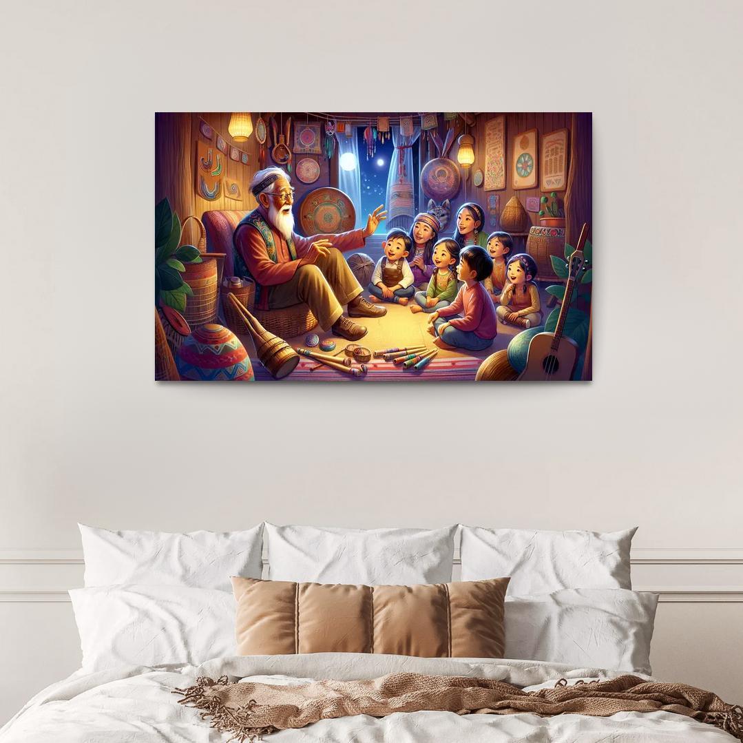 Bridging Generations The Legacy Of Cultural Knowledge Custom Paintings Frame