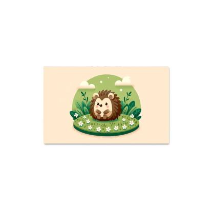 Friendly Hedgehog Modern Paintings Frame