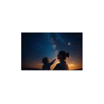 Guiding Stars A Mothers Light In The Dark Canvas Paintings Frame