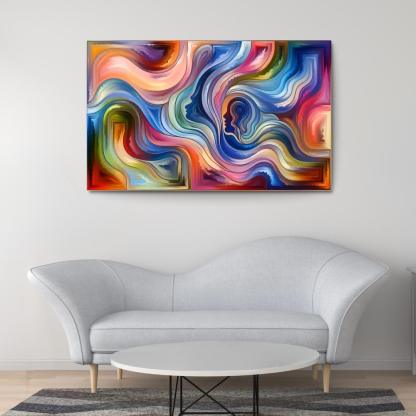 Chronicles of Emotion 1 Piece HD Canvas Wall Art-Original Frame