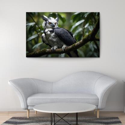 The Regal Harpy Eagle The Forest Monarch Custom Paintings Frame