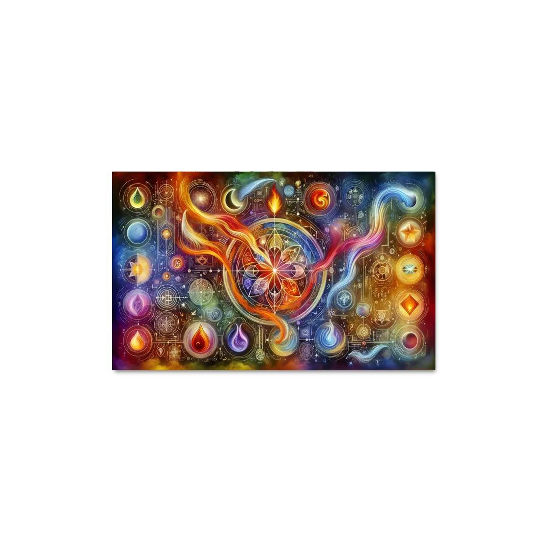 The Alchemy of Emotions 1 Piece HD Canvas Wall Art-Original Frame