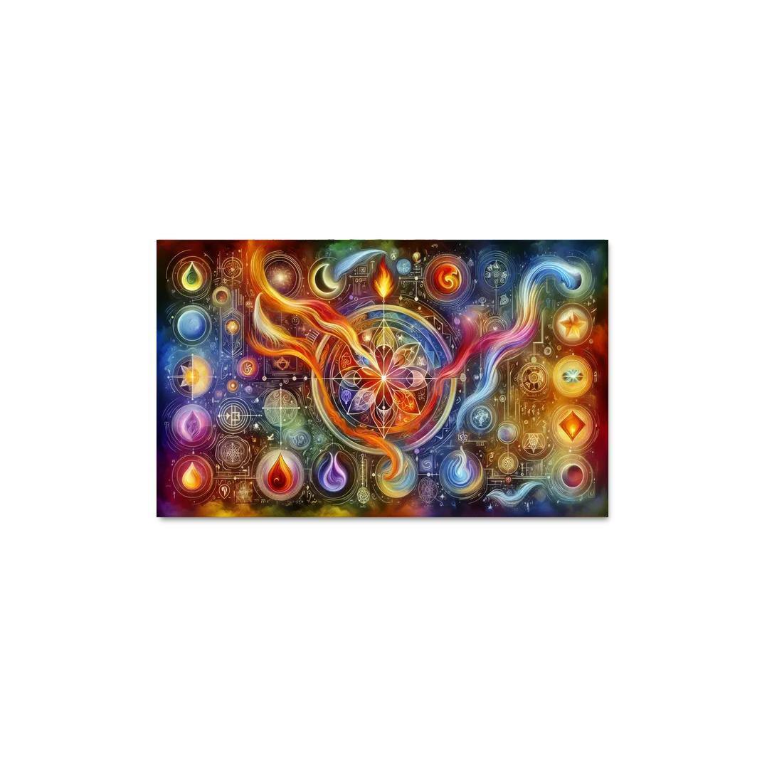 The Alchemy of Emotions 1 Piece HD Canvas Wall Art-Original Frame