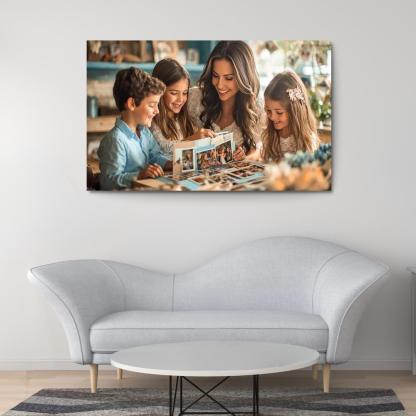 Mosaic Of Memories A Mothers Love Canvas Paintings Frame