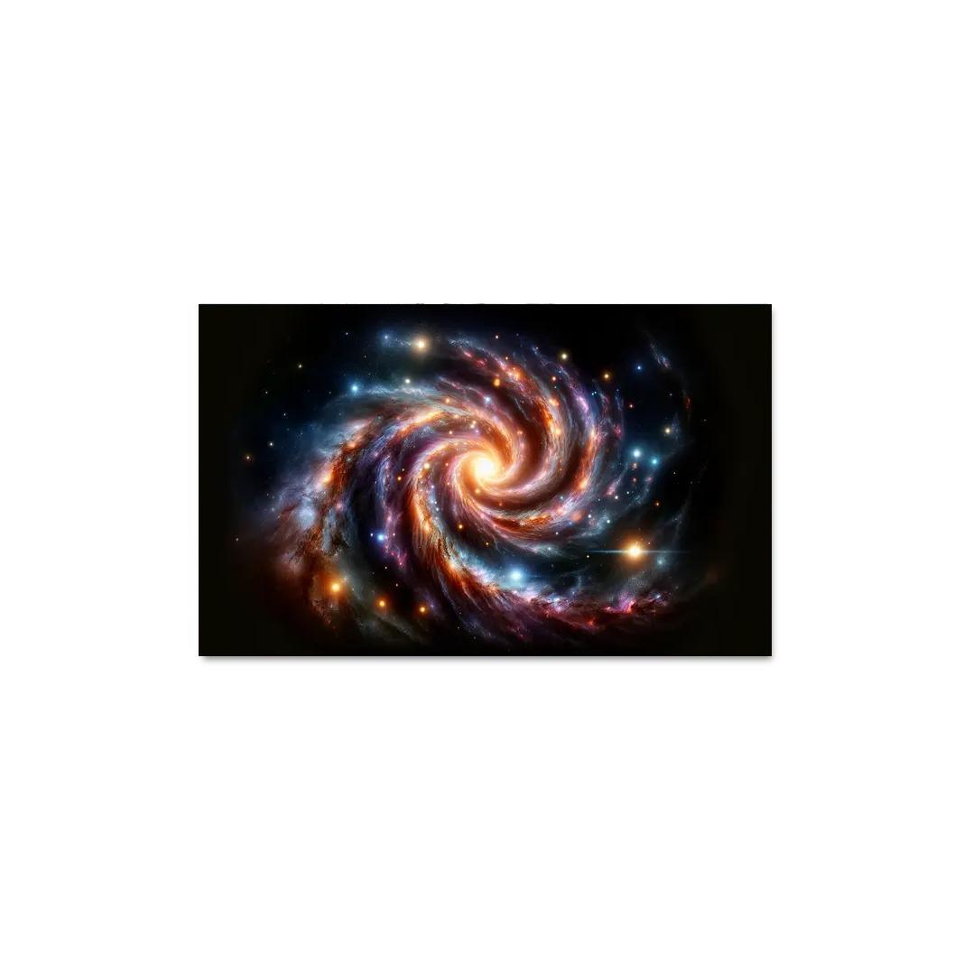 The Complex Structure Of Spiral Galaxies Abstract Paintings Frame
