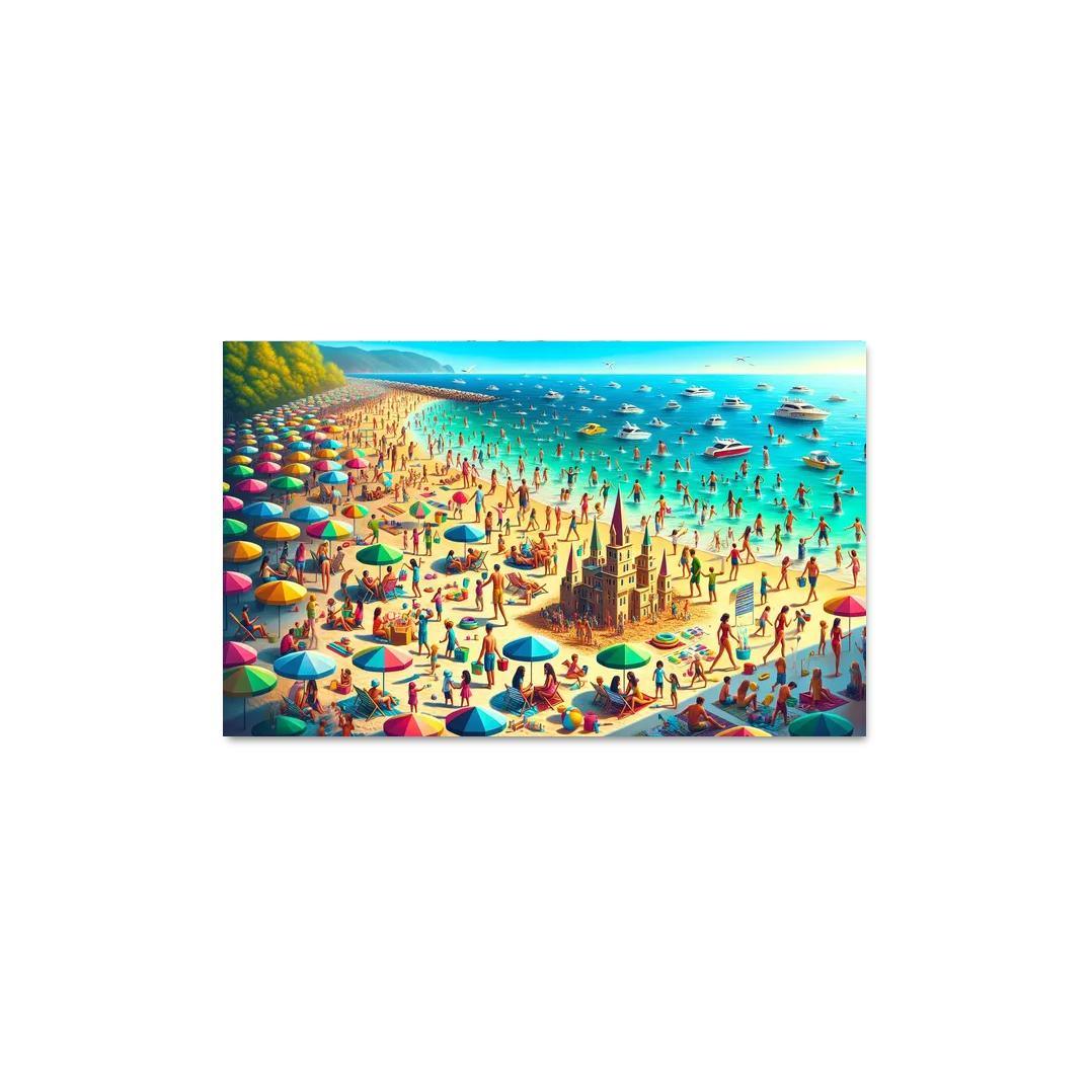 Enchanted Beach Family Adventure Zone Custom Paintings Frame