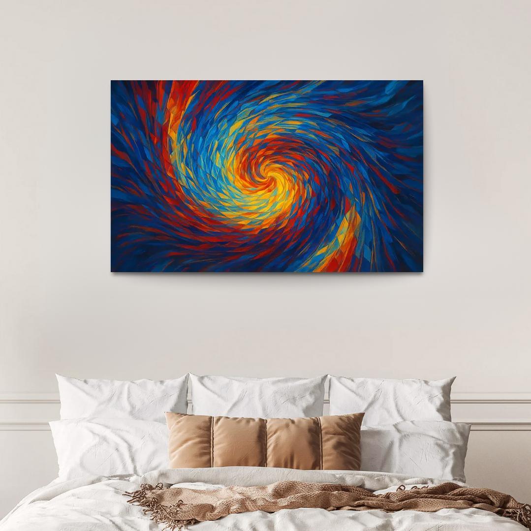 Kaleidoscope Of Ephemeral Emotions Multi-panel Paintings