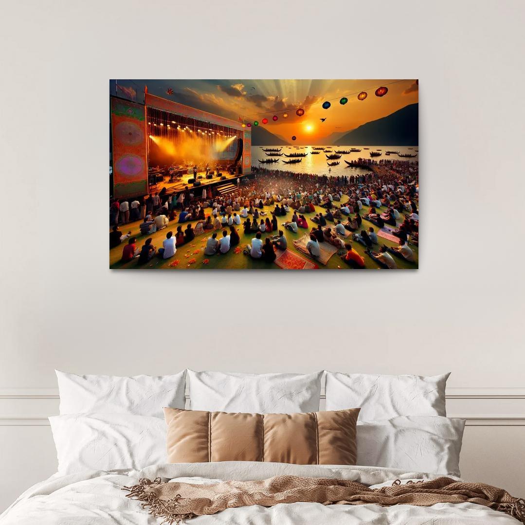 Montreux Jazz Festival - Switzerland Framed Paintings