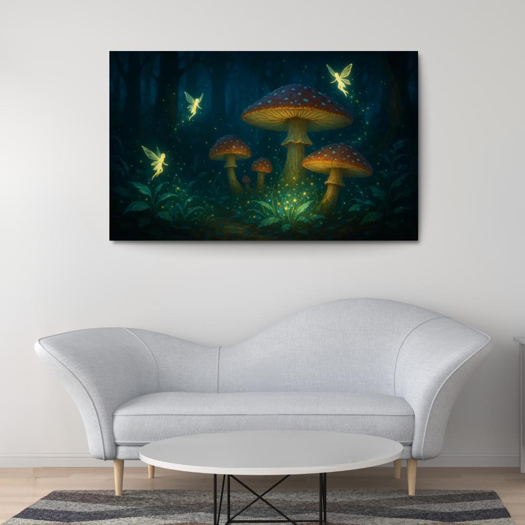 Fairy Tale Forest - Enchanted Realm Framed Paintings