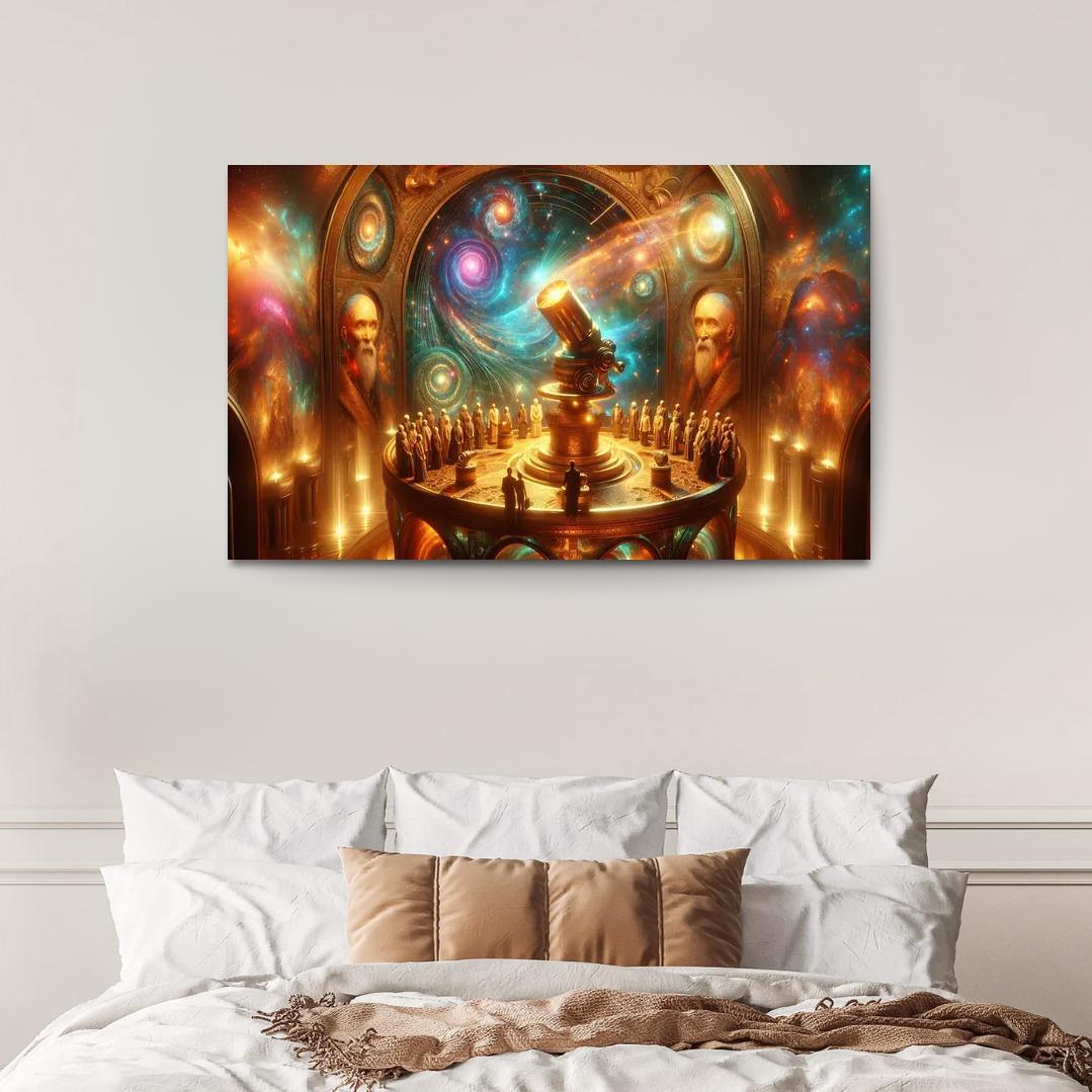 The Timeless Observatory 1 Piece HD Canvas Wall Art-Original Frame
