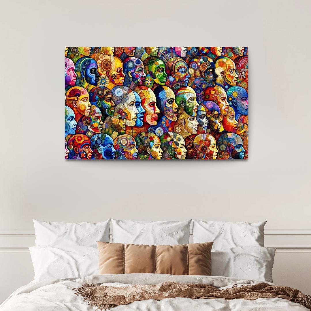 Unity In Diversity The Global Migration Experience Multi-panel Paintings