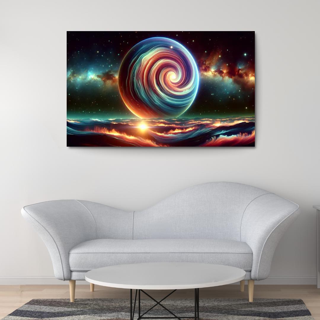 The Hidden World Of Gas Giants Abstract Paintings Frame